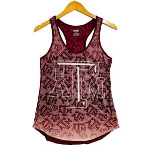 Texas A & M Concepts Sport Tank Top Womens Size Medium Maroon Razorback Active